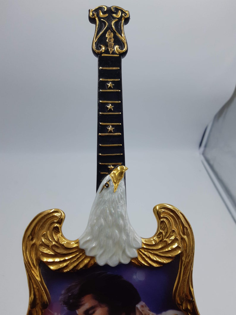 Elvis Presley Bradford Exchange Guitar Plate / Limited Edition | Etsy