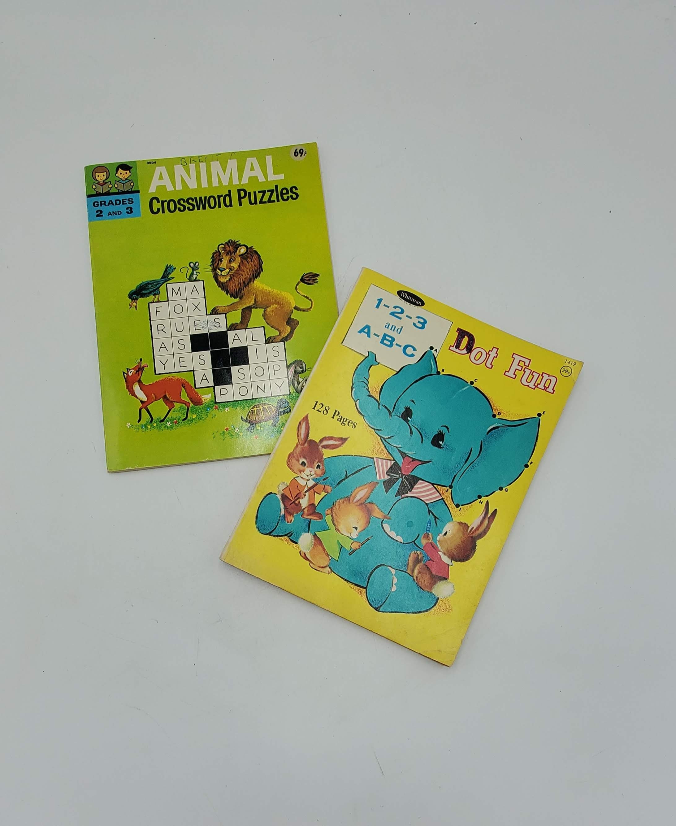 1960s Activity Books for Kids/lot of 2/ Partially Used - Etsy