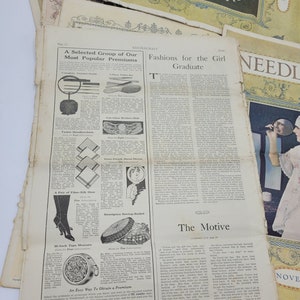 Revistas Needlecraft/ Lote de 10/ 1916-1918 imagen 6