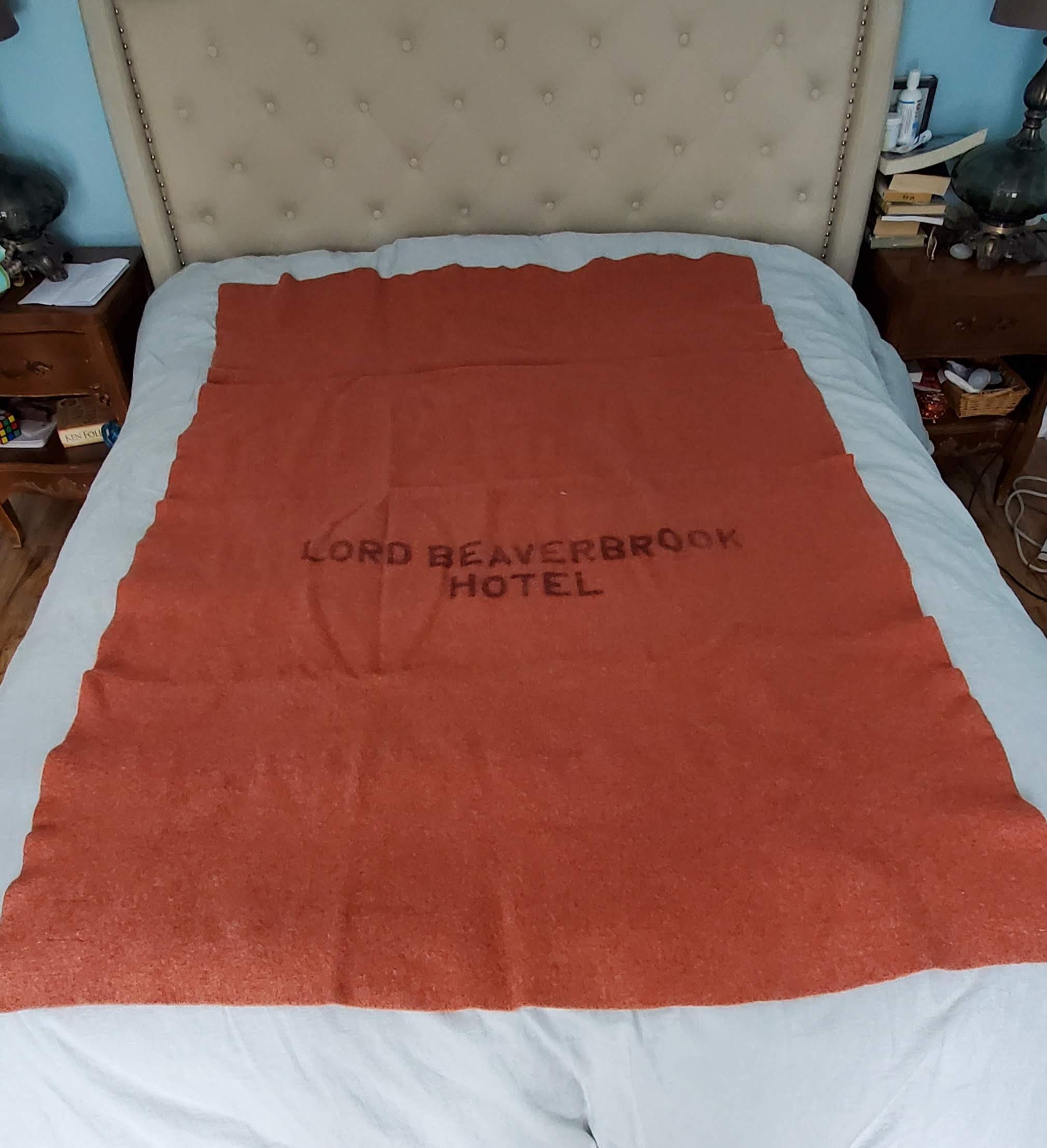 1940s Kenwood Wool Cot Sized Blanket from Lord Beaverbrook Etsy