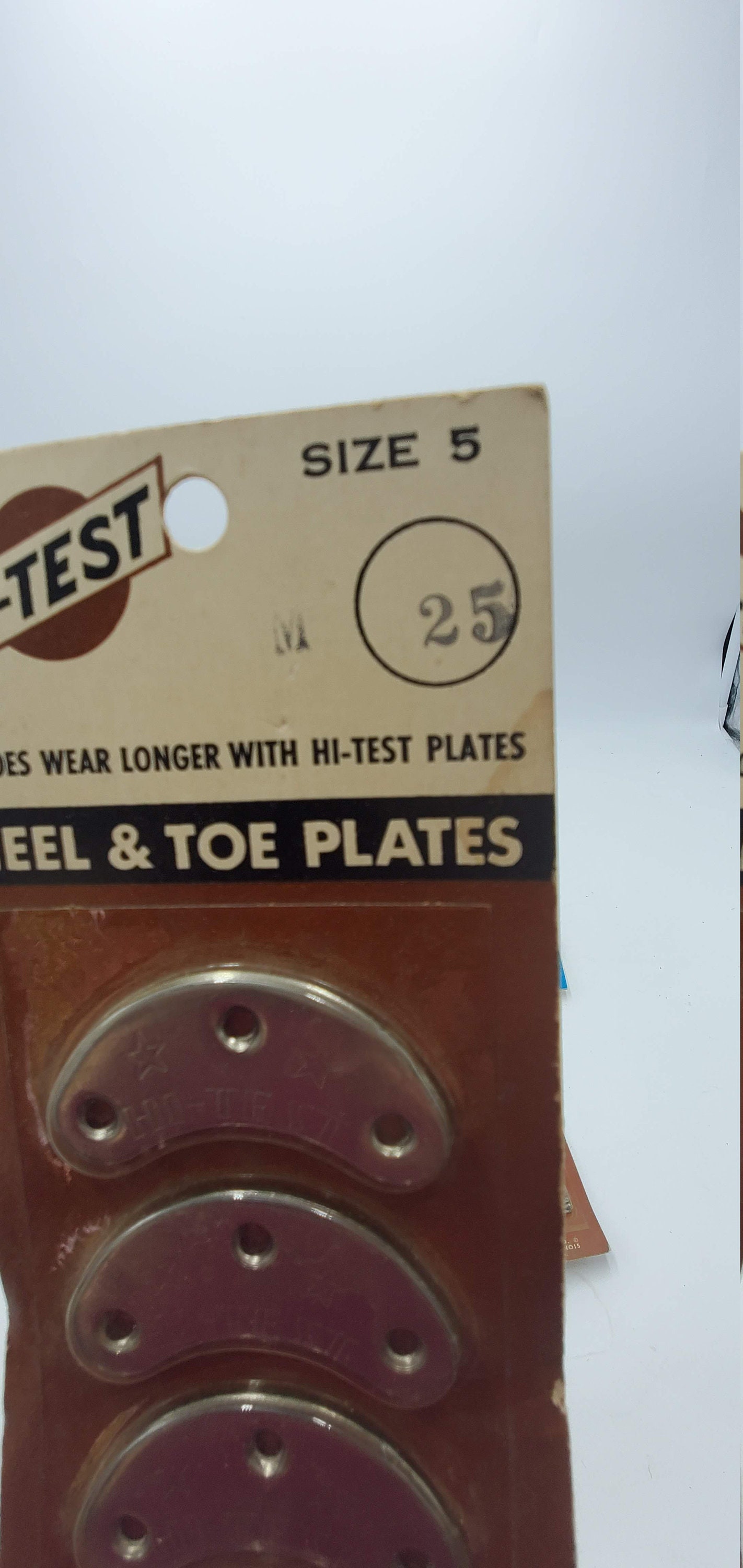 HiTest Heel and Toe Plates / New in Package / 1970s / Sold Etsy