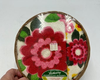Kathaway House Geschenk - Flower Power Küchentuch und Topflappen - neu im Paket