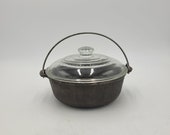 Griswold Wagner Ware Covered Cast Iron 2 Quart Pot