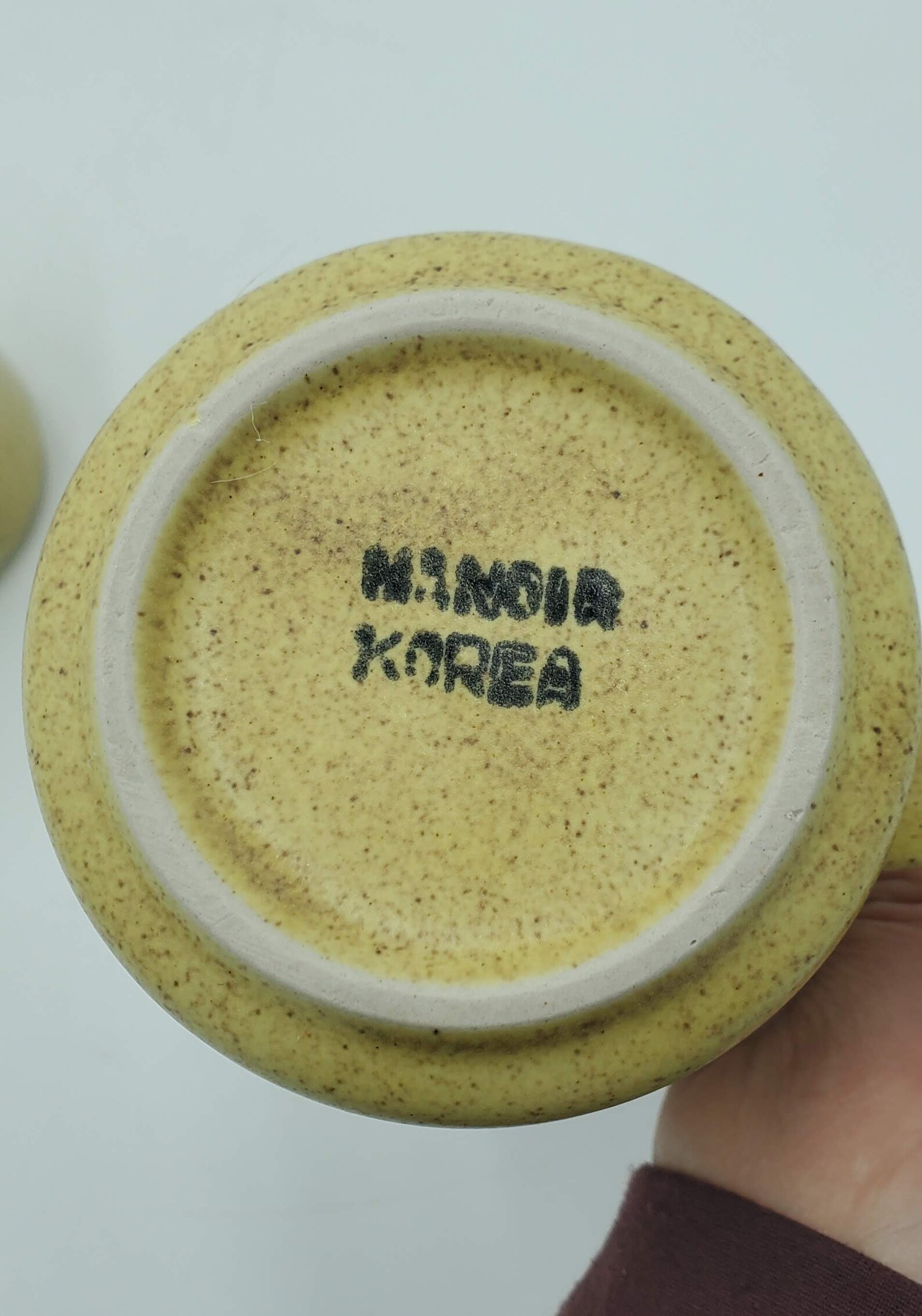 Korean Pottery Mugs / Set of 2 Etsy