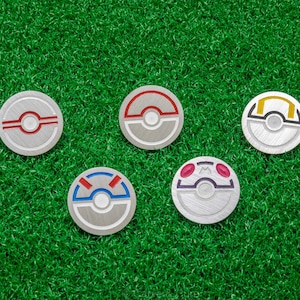 Pokeball Golf Ball Marker