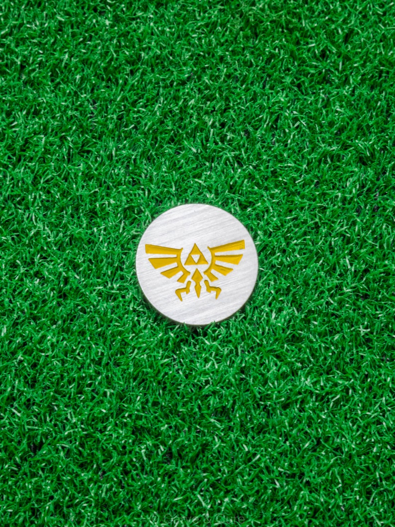Zelda Hyrule Golf Ball Marker Etsy