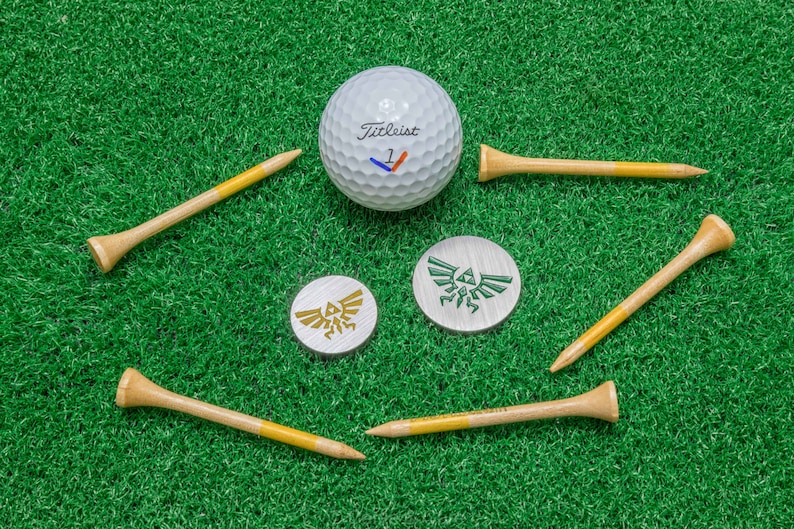 Zelda Hyrule Golf Ball Marker Etsy