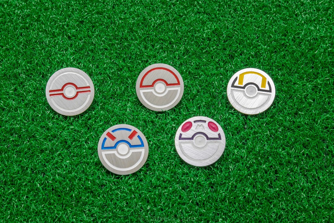 Pokeball Golf Ball Marker Etsy