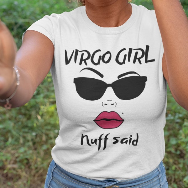 Virgo Girl Nuff Said PNG | Virgo Season | Virgo Zodiac png | Virgo Queen Digital Download