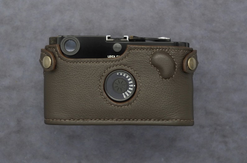 Leica M6 MP Series Camera Half Case Made Leather Etsy