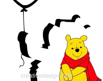 creativedesigns306 coloured svg.  Winnie the Pooh.