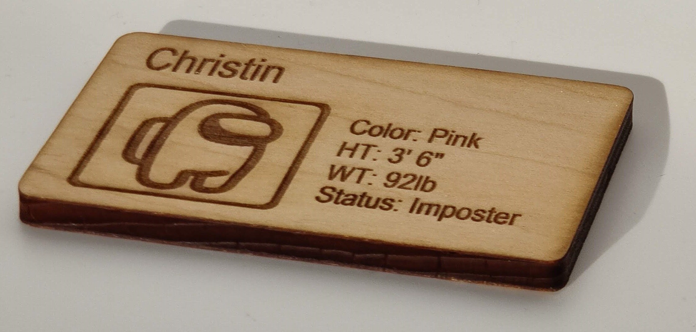 Among Us ID Card Printable