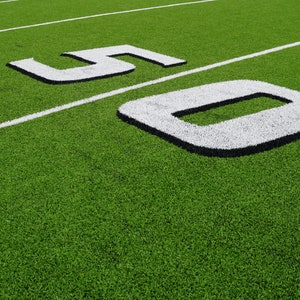football 50 yard line digital background