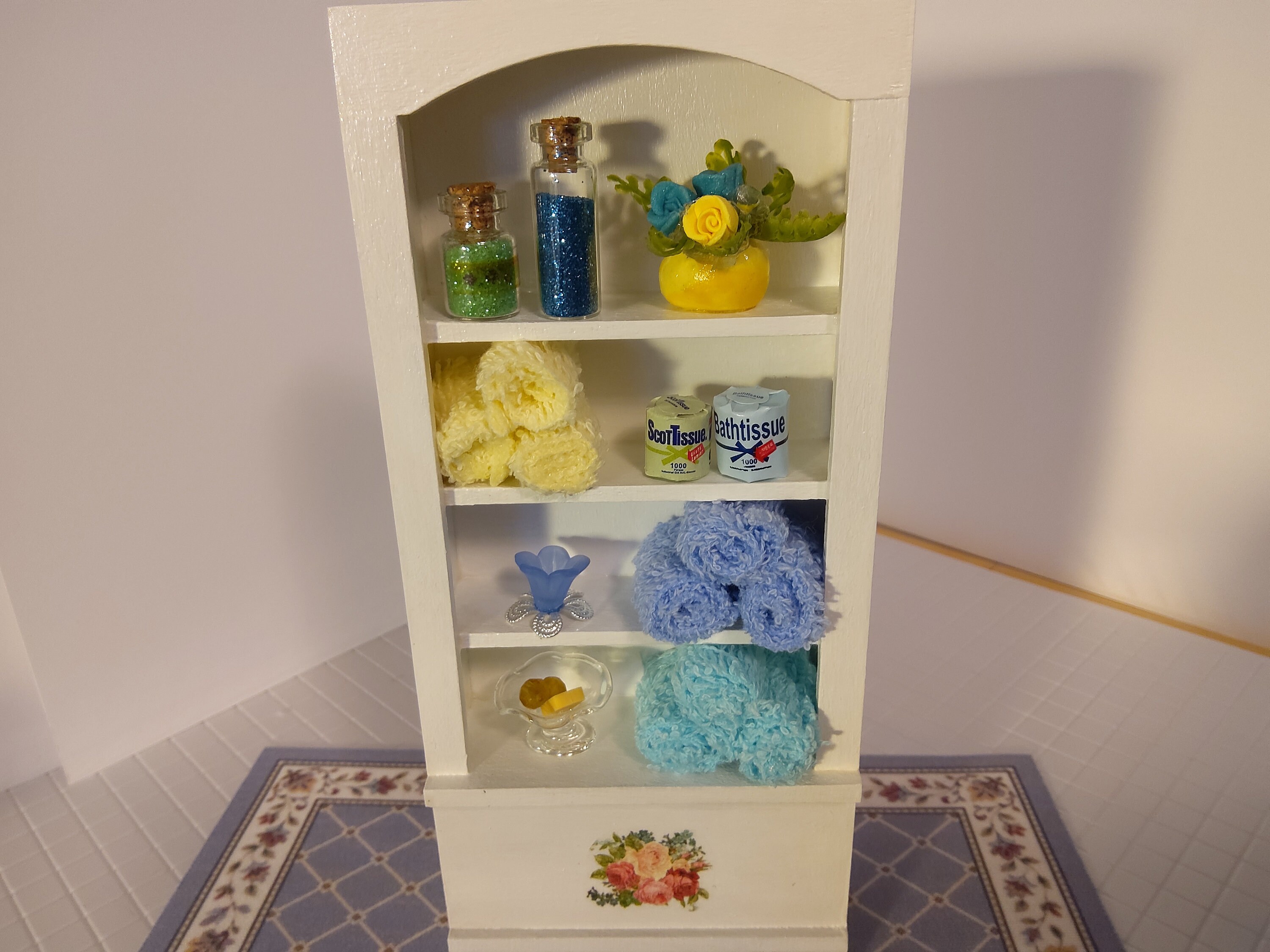 Tall White Bathroom Etsy