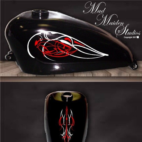 Motorrad Aufkleber Set Vinyl Universal für HONDA, Harley, Victory, Yahama, BMW, Kawasaki,Suzuki, Ducati