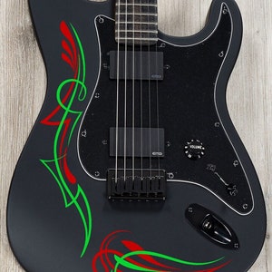 Guitar and Bass, Pinstripe, Decal Set, Fits Most Guitars! DIY Guitar decals