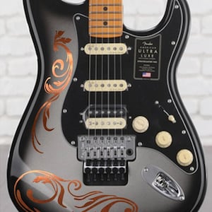 Guitar, Bass Universal Vinyl Decal Set. Pick your color.