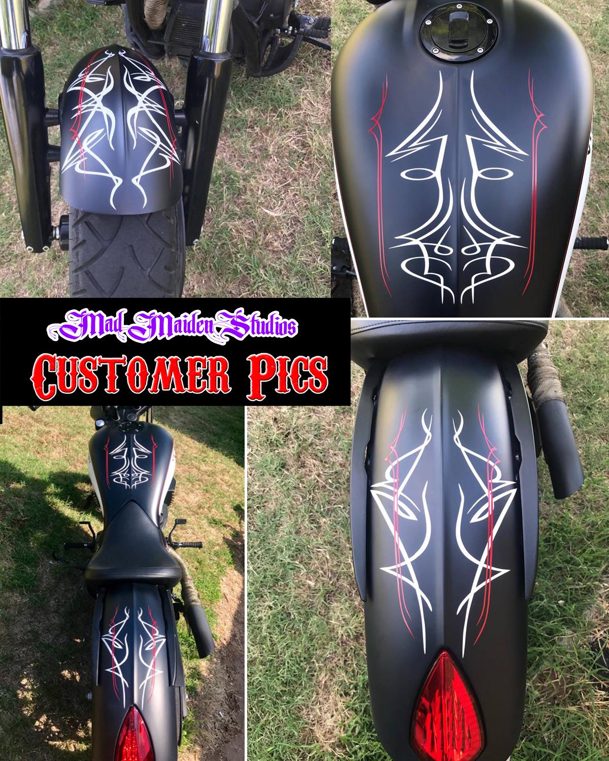 Durite de frein avant double freinage ABS + 6 pouces Harley Davidson R