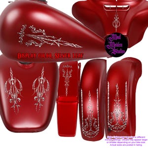 Motorcycle, Trike, pinstripe Decal Set, Universal fit for Honda, Harley, Victory, Yamaha, BMW, Kawasaki, Suzuki, Ducati,