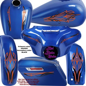 Motorcycle pinstripe set, Universal fit for Honda, Harley, Victory, Yamaha, BMW, Kawasaki, Suzuki, Ducati