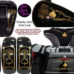 Motorcycle Trike, Goldwing, Tri Glide, Freewheel, Quad, ATV, Golf cart decal pinstripe set.