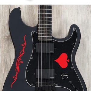 Guitar, Bass Universal Vinyl Decal Set. Pick your color.