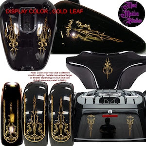 Motorcycle, Trike, pinstripe Decal Set, Universal fit for Honda, Harley, Victory, Yamaha, BMW, Kawasaki, Suzuki, Ducati,