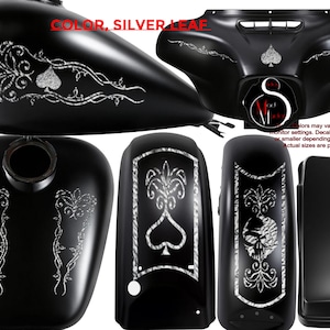 Universal Motorcycle Decal Set: Honda, Harley, Yamaha, Kawasaki