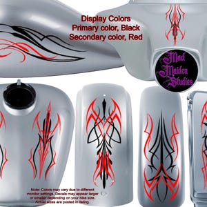 Motorcycle pinstripe set, Universal fit for Honda, Harley, Victory, Yamaha, BMW, Kawasaki, Suzuki, Ducati