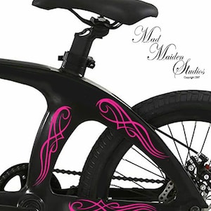 Bicycle decal set, The Cyclist, E Bike, Scooter, Mini Bike Accessory pick your color (Set of 10)