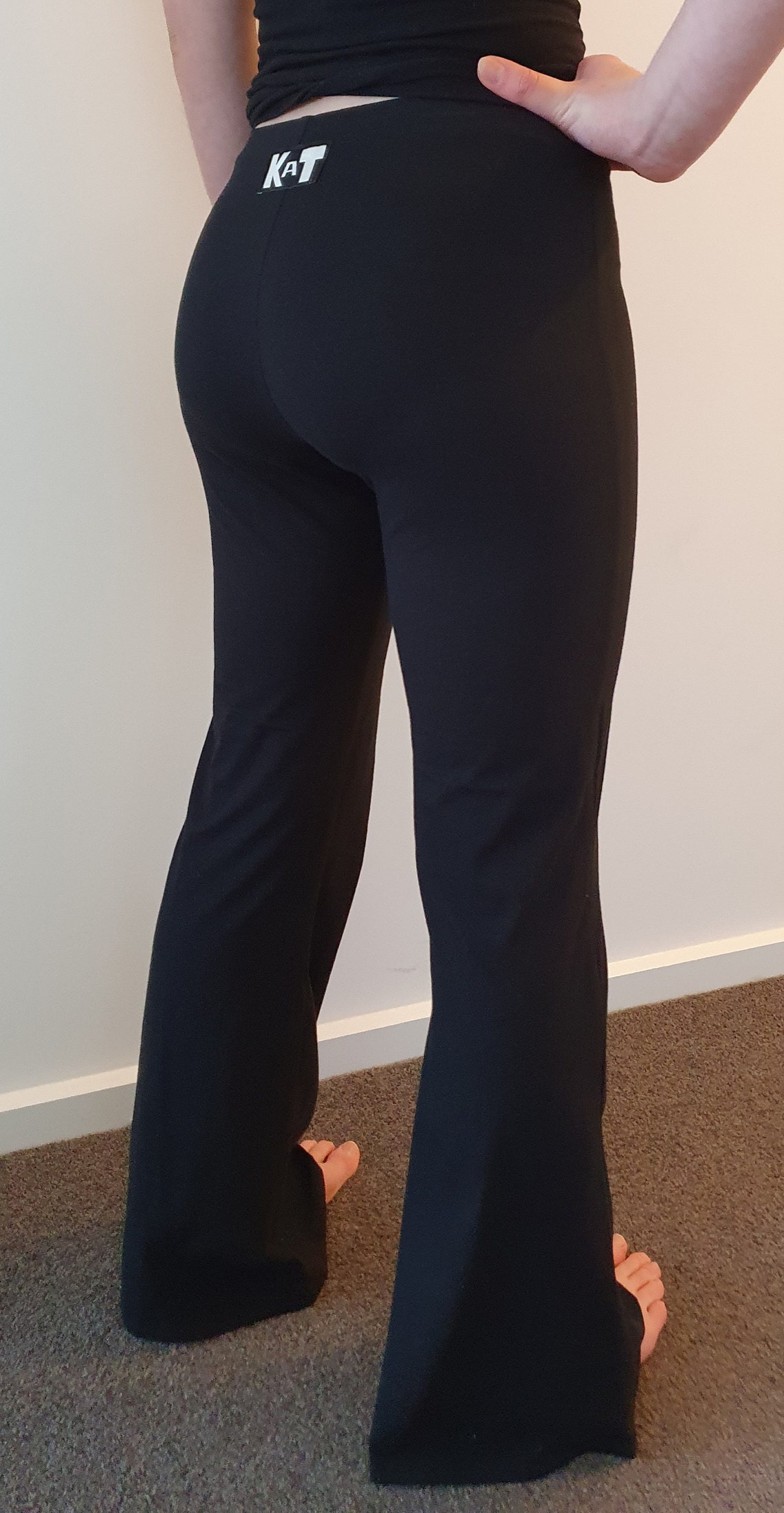 FELEMO Womens Tummy Control Athletic Black Yoga Pants