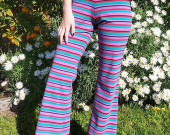 Pink Striped Pants - Etsy Australia