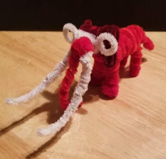 J's Pipe Cleaner Elephant Creation Etsy