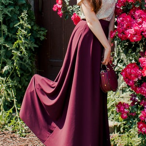 Women Pleated Skirt With Pockets * Maxi & Medium Length * Instant ...
