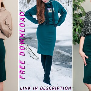 Download For FREE a Digital PDF Sewing Pattern of the Knee Long Stretch Knit SKIRT:
https://drive.google.com/file/d/135uafGCFGUj2DjYjd_GGor4v2_6Qn5Fv/view?usp=sharing