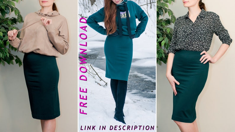 Download For FREE a Digital PDF Sewing Pattern of the Knee Long Stretch Knit SKIRT:
https://drive.google.com/file/d/135uafGCFGUj2DjYjd_GGor4v2_6Qn5Fv/view?usp=sharing
