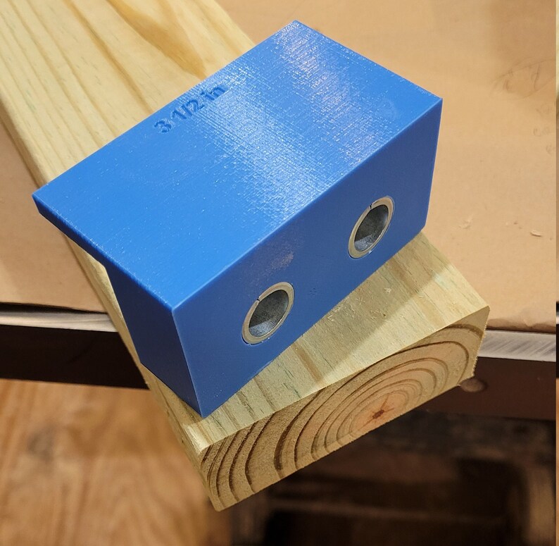 2x4 Dowel Jig Drill 1/2 Diameter Holes in a Standard Etsy