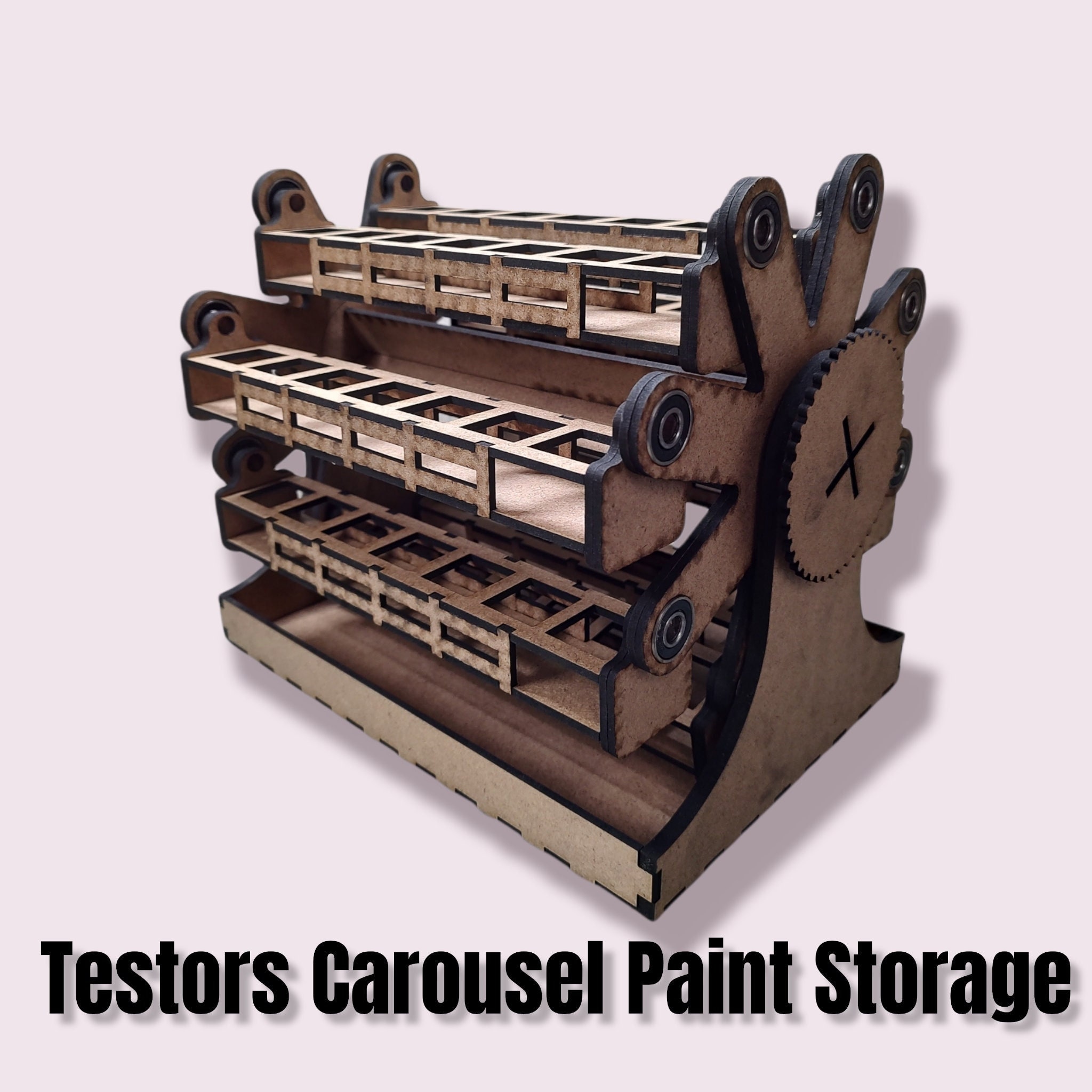 Model Paint Storage Case Compatible with Testors Paint Set, Paints