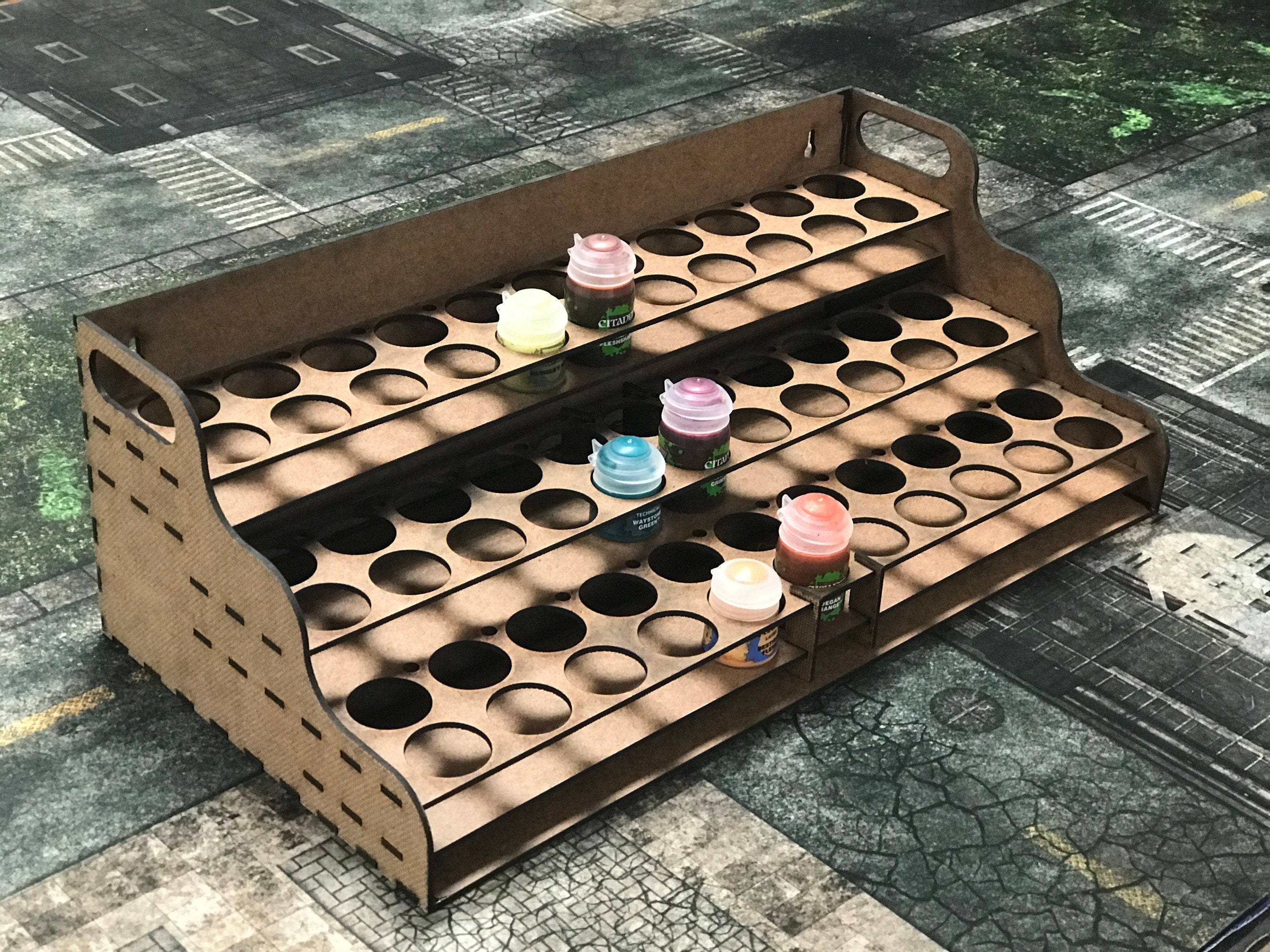 Paint Rack with 66 spots for GW/Citadel PaintsHangable Etsy