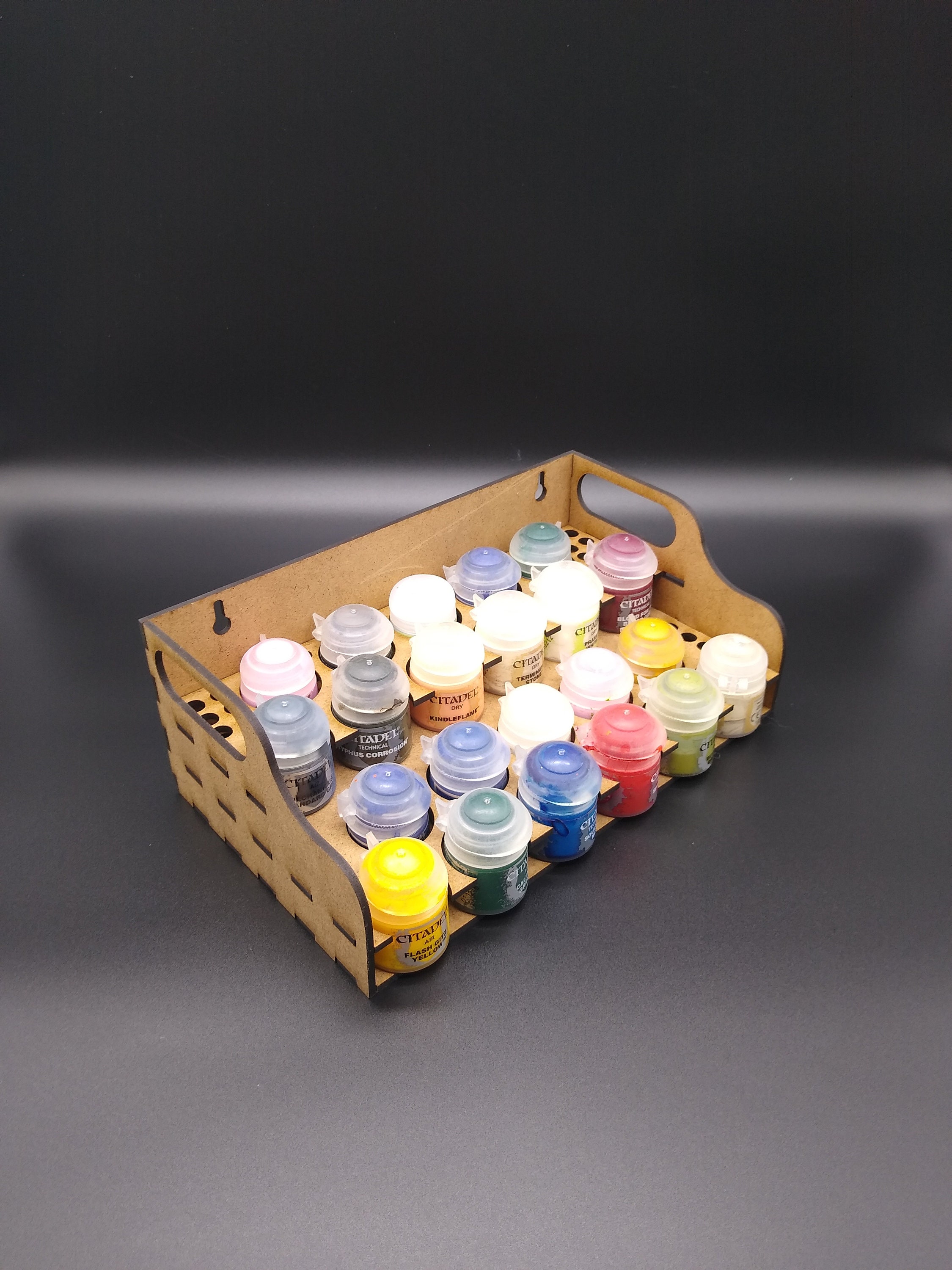 Paint Rack with 22 spots for GW/Citadel Paints Compact Etsy
