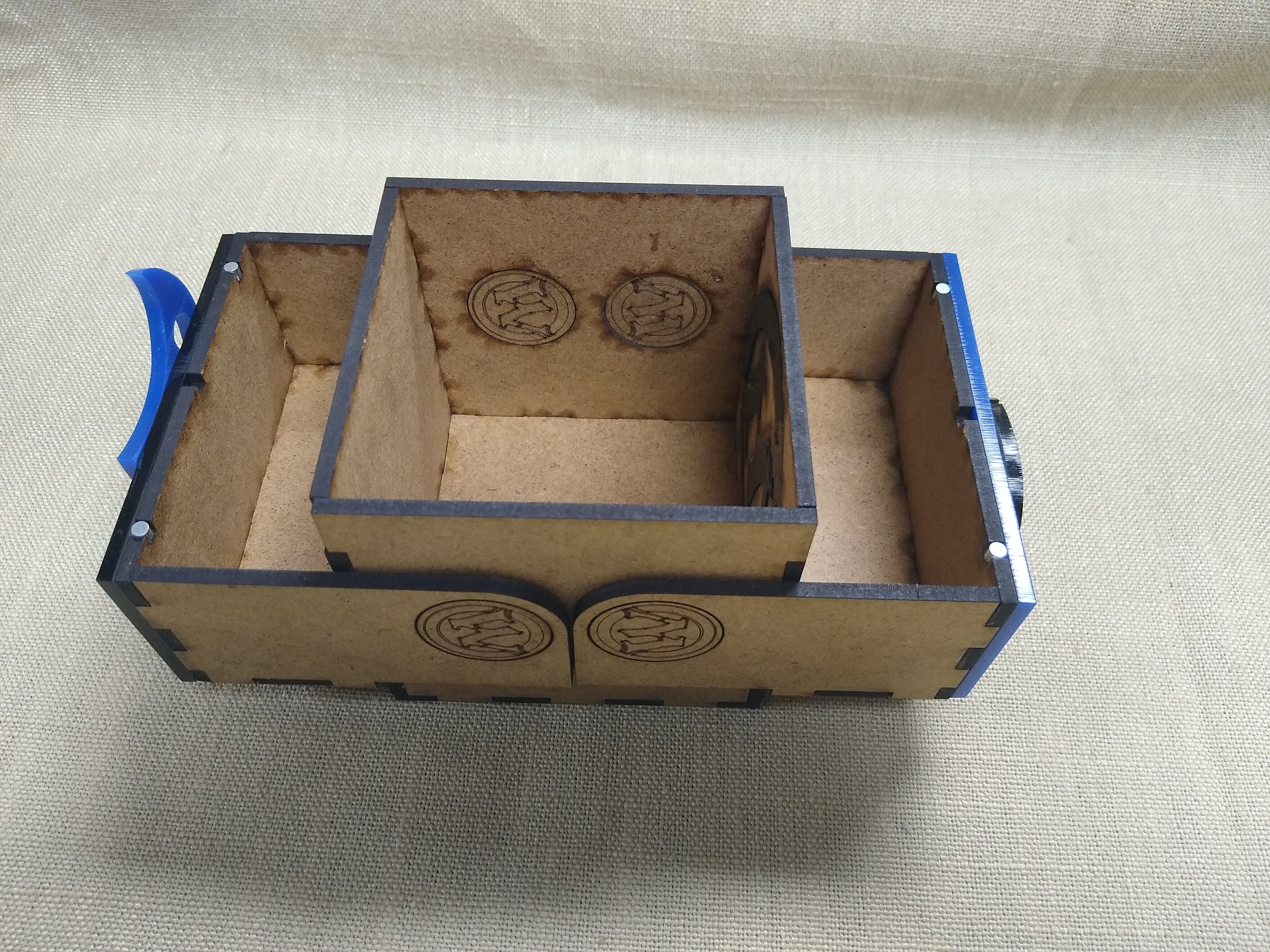 Dimir Magic the Gathering Deck Box Card Storage Etsy