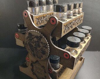 Spice Rack Carousel for 24 different Spices