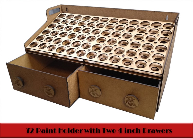 72 Spot Paint Storage Station With 4 Inch Drawers for Citadel Etsy