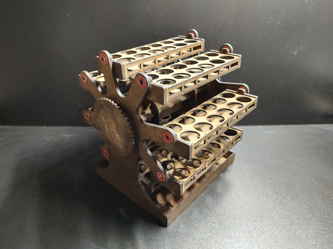 Carousel Paint Rack for Hobby Paints, MDF Storage Organizer - Etsy