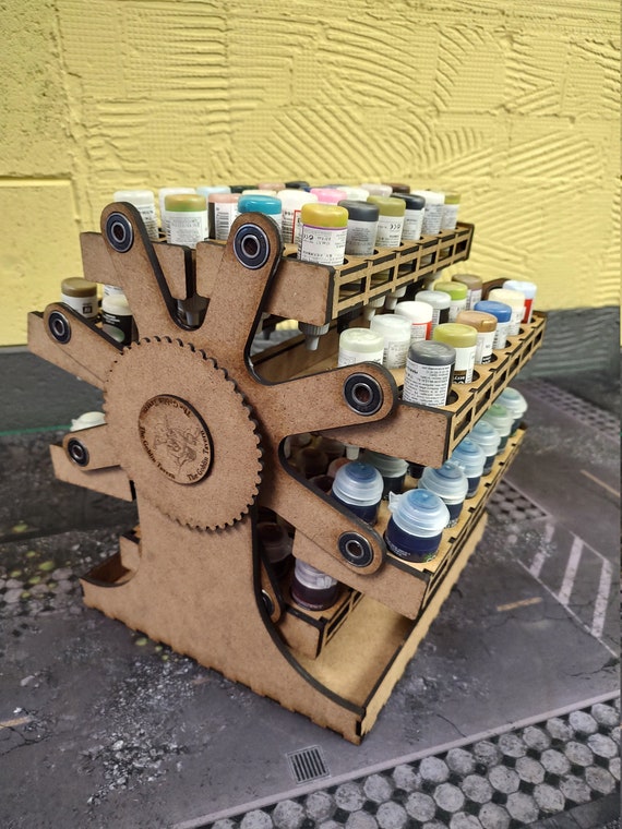 Carousel Paint Storage Rack for 96 Paints Vallejo P3 Army Etsy