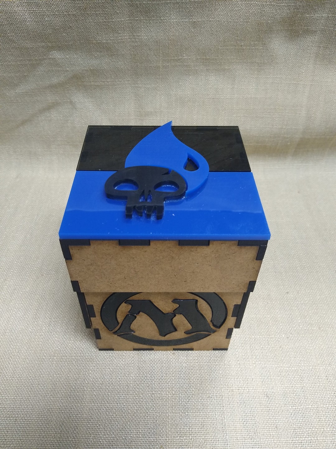 Dimir Magic the Gathering Deck Box Card Storage Etsy