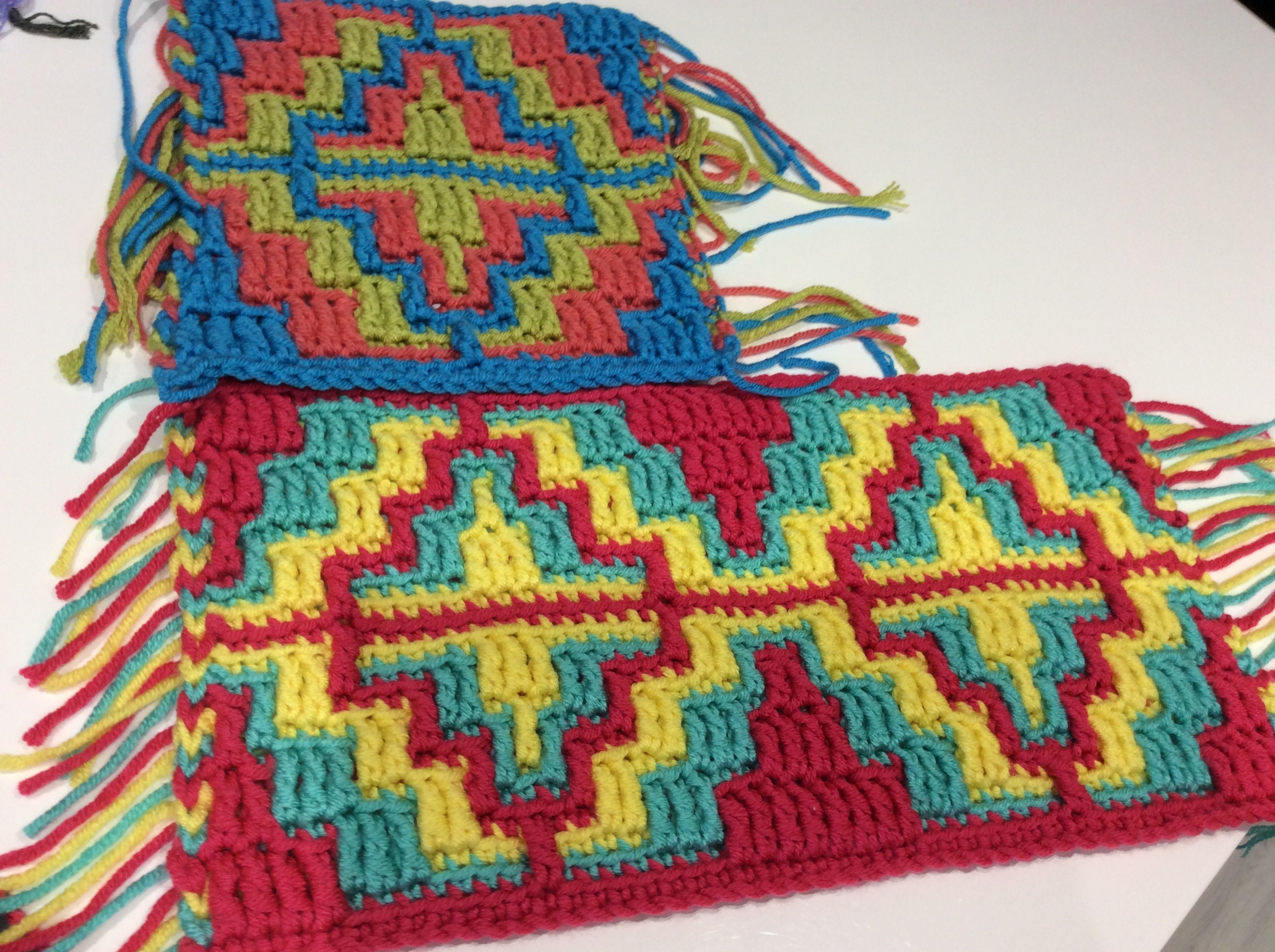 New 3 colour Overlay Mosaic crochet Charts | Etsy