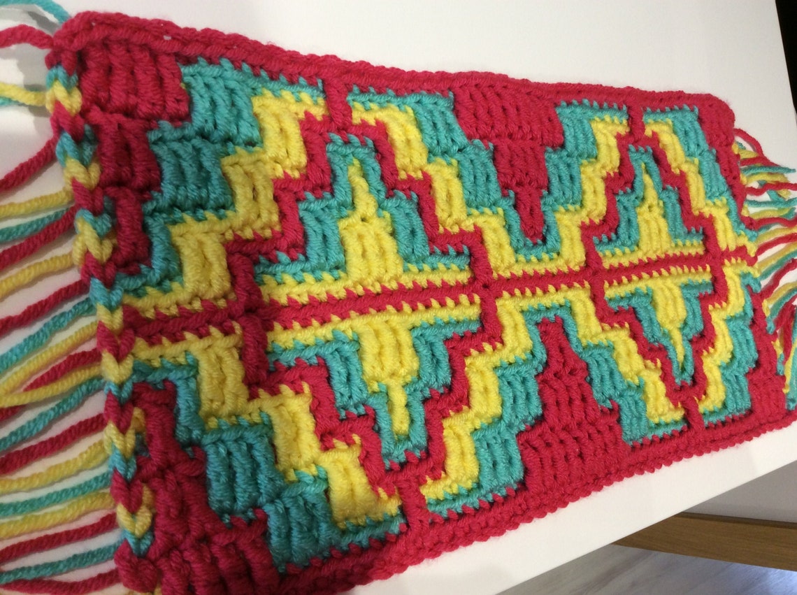 New 3 colour Overlay Mosaic crochet Charts Etsy