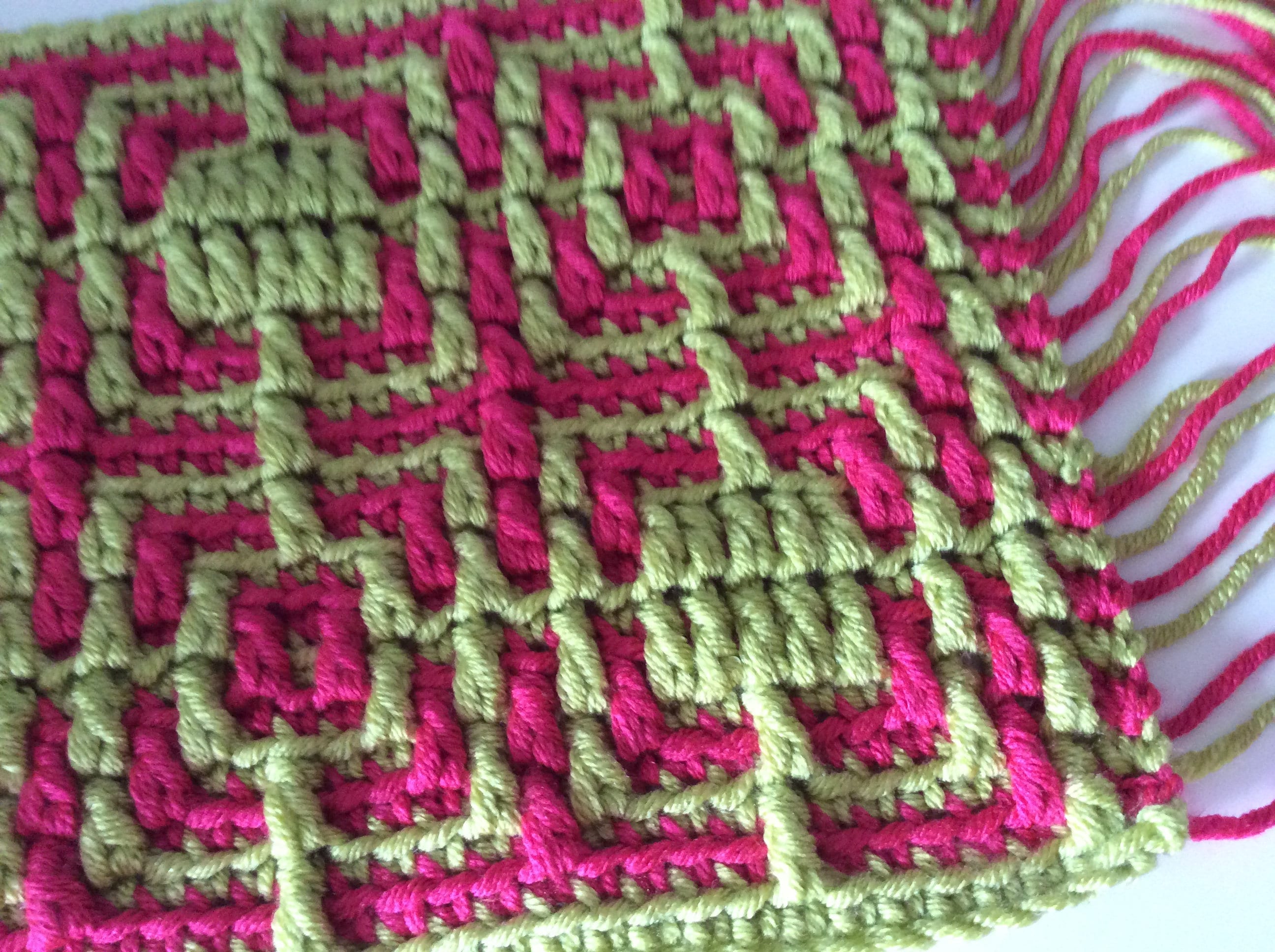 Simply Squares Design 1 overlay mosaic crochet Etsy