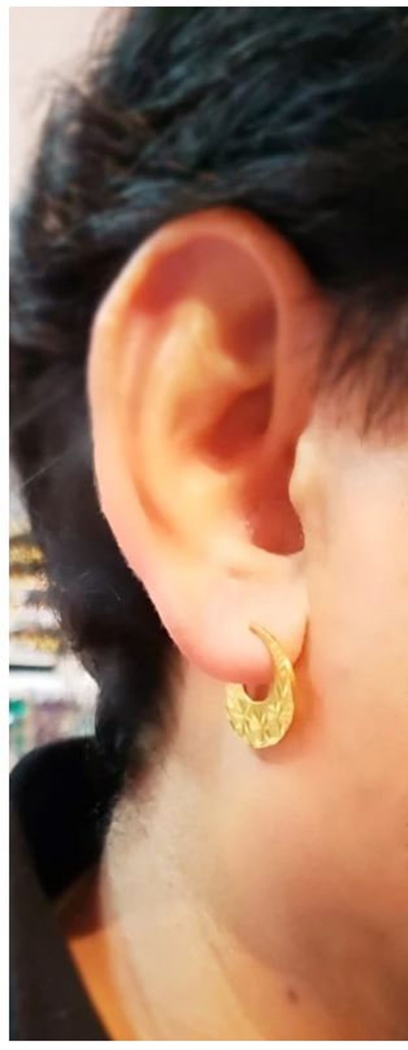 925 Sterling Silver Gold Plated Nattiyan Earrings